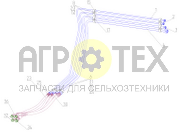 Чертеж Гидрооборудование рабочего места (161.09.06.000A)